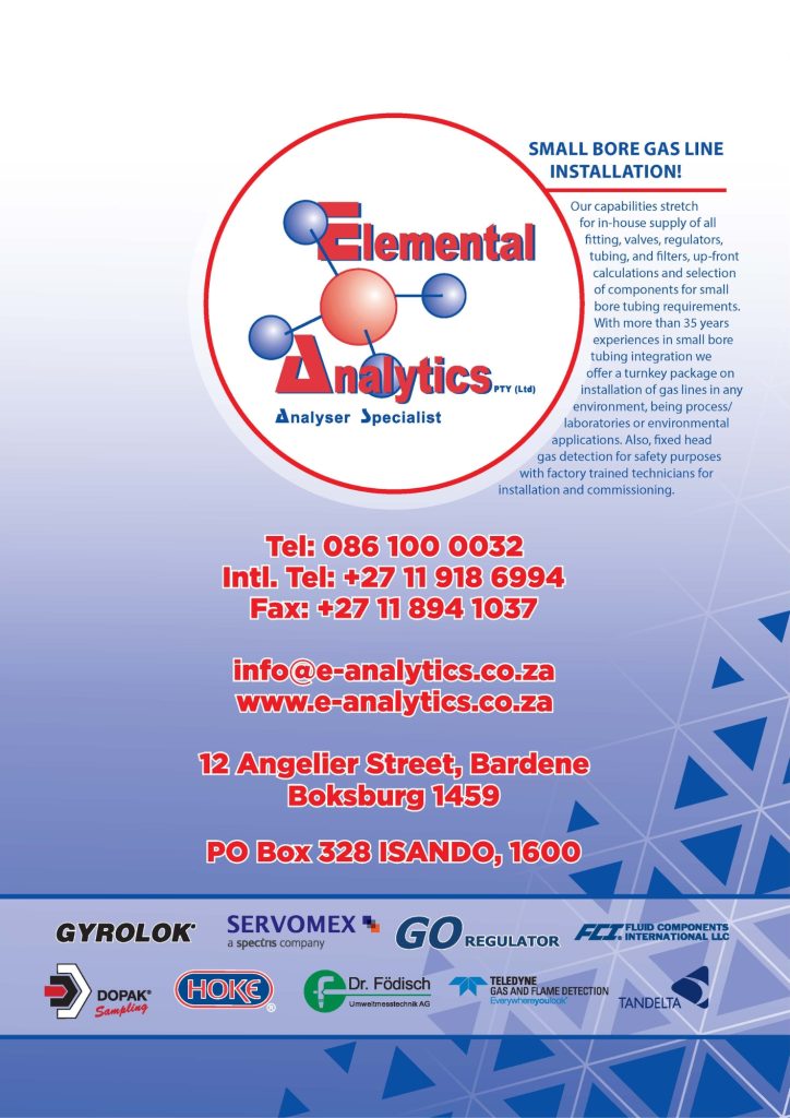 Elemental Analytics _ Small Bore Gas Line Installation